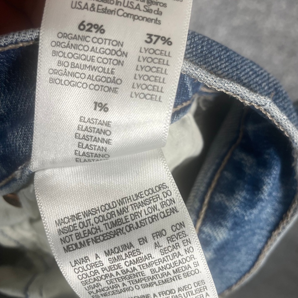 MOTHER Women's Straight Leg Jeans in Light Blue Wash - Picture 6 of 15